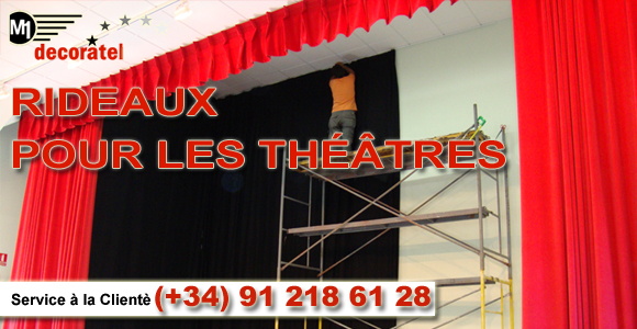 rideaux pour le théatre en Maroc